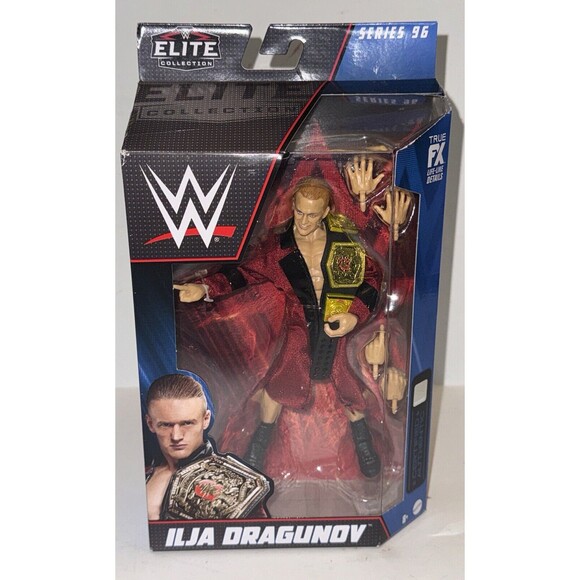 Action Figure WWE Elite Collection - Ilja Dragunov (Series 114) | 15,2 Cm, 25 Punti Articolazione, Mani Intercambiabili, TrueFX - 4